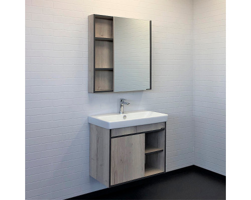 Заказать Тумба с раковиной Comforty Вена 70 00-00008929 подвесная Дуб дымчатый в магазине сантехники Santeh-Crystal.ru