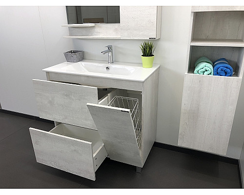 Santeh-Crystal.ru: Тумба с раковиной Comforty Верона 90 00-00001972 Дуб белый Заказать Тумба с раковиной Comforty Верона 90 00-00001972 Дуб белый в магазине сантехники Santeh-Crystal.ru