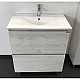 Заказать Тумба с раковиной Comforty Верона 75 00004137102 Дуб белый в магазине сантехники Santeh-Crystal.ru