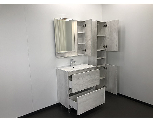 Santeh-Crystal.ru: Зеркало со шкафом Comforty Верона 75 00004137100 Дуб белый Купить Зеркало со шкафом Comforty Верона 75 00004137100 Дуб белый в магазине сантехники Santeh-Crystal.ru