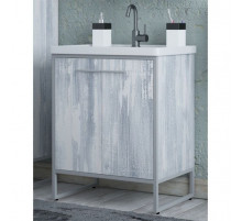 Тумба под раковину Corozo Айрон 60 SD-00000308 Серая