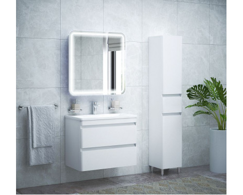 Купить Тумба под раковину Corozo Алабама Z2 100 SD-00000568 подвесная Белая в магазине сантехники Santeh-Crystal.ru