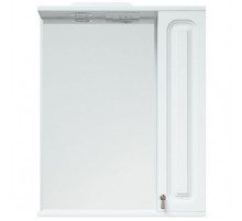 Зеркало со шкафом Corozo Элегия ретро 60 SD-00000006 с подсветкой Белое