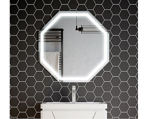 Приобрести Зеркало Corozo Каре 70 SD-00000853 с подсветкой с сенсорным выключателем в магазине сантехники Santeh-Crystal.ru