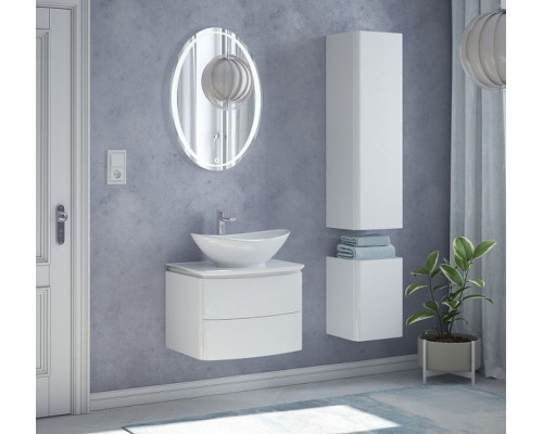 Приобрести Шкаф пенал Corozo Огайо 40 SD-00000631 подвесной Белый в магазине сантехники Santeh-Crystal.ru