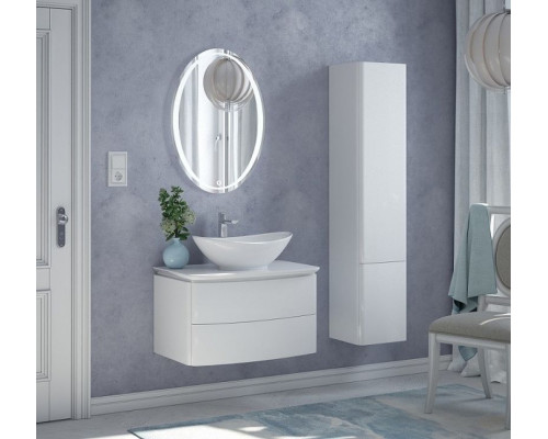 Приобрести Шкаф пенал Corozo Огайо 40 SD-00000631 подвесной Белый в магазине сантехники Santeh-Crystal.ru