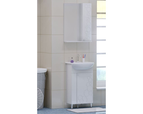 Купить Тумба под раковину Corozo Орфей 45 SD-00000384 Белая в магазине сантехники Santeh-Crystal.ru