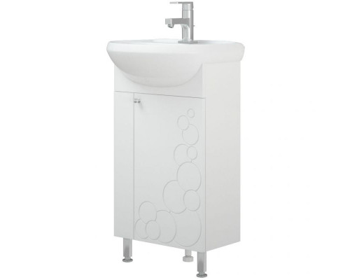 Купить Тумба под раковину Corozo Орфей 45 SD-00000384 Белая в магазине сантехники Santeh-Crystal.ru