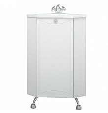 Тумба под раковину Corozo Триана 40 SD-00000324 угловая Белая