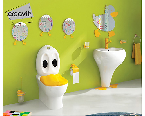 Santeh-Crystal.ru: Зеркало Creavit Ducky DC30035-B детское Желтое Приобрести Зеркало Creavit Ducky DC30035-B детское Желтое в магазине сантехники Santeh-Crystal.ru