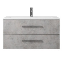 Тумба под раковину Creto Ares 100 10-1105B подвесная Серый Бетон