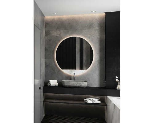 Купить Зеркало Creto Bella 65 20-D650B с подсветкой с сенсорным выключателем в магазине сантехники Santeh-Crystal.ru