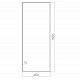 Приобрести Зеркало Creto Dea 60 23-6001500D Белое в магазине сантехники Santeh-Crystal.ru