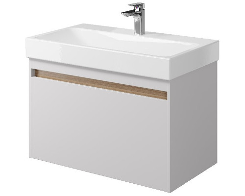 Приобрести Тумба под раковину Creto Etna 80 4-1078W подвесная Белая в магазине сантехники Santeh-Crystal.ru