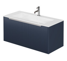 Тумба под раковину Creto Luna 100 17-Bl100 подвесная Blue