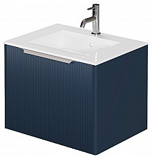 Тумба под раковину Creto Luna 60 17-Bl60 подвесная Blue