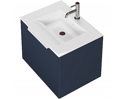 Santeh-Crystal.ru: Тумба под раковину Creto Luna 60 17-Bl60 подвесная Blue Купить Тумба под раковину Creto Luna 60 17-Bl60 подвесная Blue в магазине сантехники Santeh-Crystal.ru