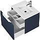 Купить Тумба под раковину Creto Luna 60 17-Bl60 подвесная Blue в магазине сантехники Santeh-Crystal.ru