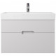 Купить Тумба под раковину Creto Malibu 80 7-1078W подвесная Белая в магазине сантехники Santeh-Crystal.ru