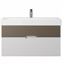 Тумба под раковину Creto Malibu 100 7-1079CapS подвесная Capuchino Soft