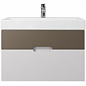 Тумба под раковину Creto Malibu 80 7-1078CapS подвесная Capuchino Soft Тумба под раковину Creto Malibu 80 7-1078CapS подвесная Capuchino Soft