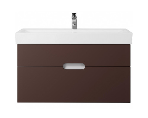 Заказать Тумба под раковину Creto Malibu 100 7-1079C подвесная Chocolate в магазине сантехники Santeh-Crystal.ru