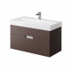 Заказать Тумба под раковину Creto Malibu 100 7-1079C подвесная Chocolate в магазине сантехники Santeh-Crystal.ru