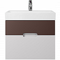 Тумба под раковину Creto Malibu 60 7-1077CS подвесная Chocolate Soft Тумба под раковину Creto Malibu 60 7-1077CS подвесная Chocolate Soft
