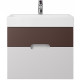 Купить Тумба под раковину Creto Malibu 60 7-1077CS подвесная Chocolate Soft в магазине сантехники Santeh-Crystal.ru