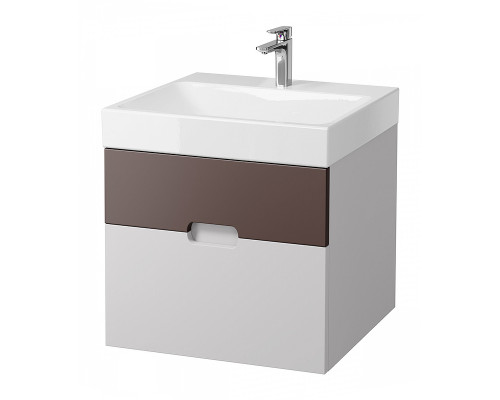 Купить Тумба под раковину Creto Malibu 60 7-1077CS подвесная Chocolate Soft в магазине сантехники Santeh-Crystal.ru