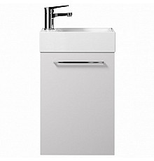 Тумба под раковину Creto Pollino 37 15-1418-1419W подвесная White