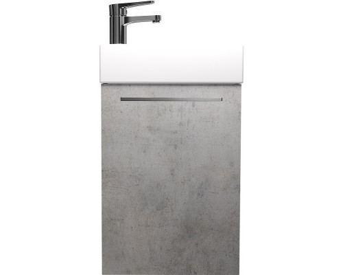 Заказать Тумба под раковину Creto Pollino 37 15-1418-1419B подвесная Beton в магазине сантехники Santeh-Crystal.ru