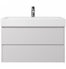 Тумба под раковину Creto Scala 80 3-1078W подвесная Белая глянцевая