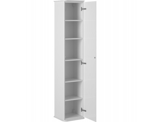 Приобрести Шкаф пенал Creto Stella 35 16-001 подвесной Белый в магазине сантехники Santeh-Crystal.ru