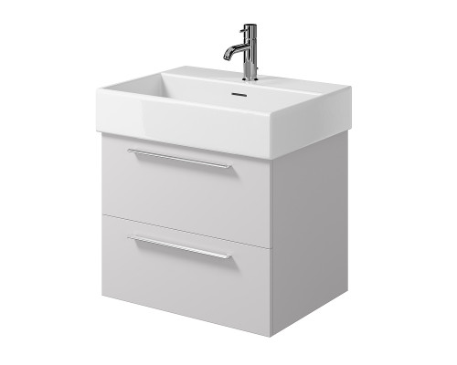 Приобрести Тумба под раковину Creto Tivoli 60 8-1376W подвесная Белая в магазине сантехники Santeh-Crystal.ru