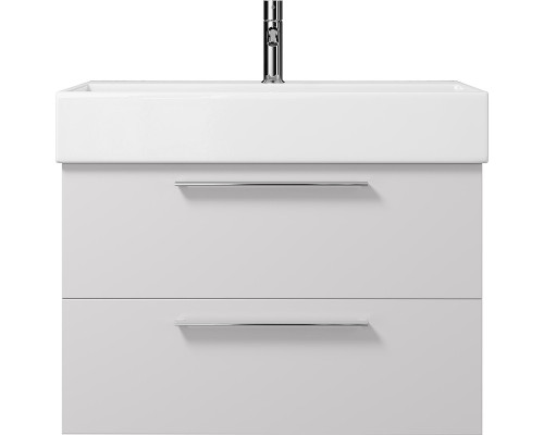 Заказать Тумба под раковину Creto Tivoli 80 8-1377W подвесная Белая в магазине сантехники Santeh-Crystal.ru