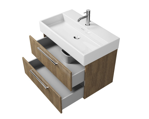 Купить Тумба под раковину Creto Tivoli 80 8-1377BA подвесная Bamenda в магазине сантехники Santeh-Crystal.ru