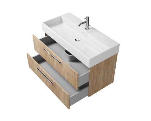 Купить Тумба под раковину Creto Tivoli 100 8-1378S подвесная Soft в магазине сантехники Santeh-Crystal.ru