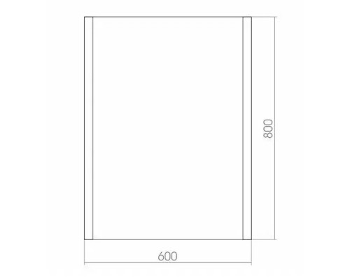 Приобрести Зеркало Creto Vessel 60 9-600800V с подсветкой с датчиком движения в магазине сантехники Santeh-Crystal.ru