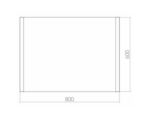 Заказать Зеркало Creto Vessel 80 9-800600V с подсветкой с датчиком движения в магазине сантехники Santeh-Crystal.ru