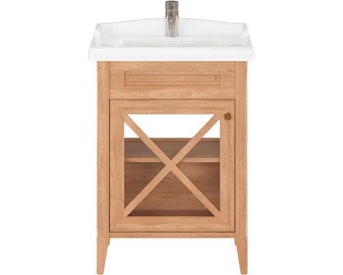 Купить Тумба под раковину Creto Vetra 60 15-3193NL Орех в магазине сантехники Santeh-Crystal.ru