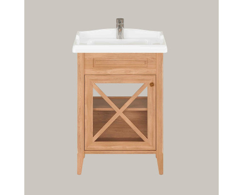 Купить Тумба под раковину Creto Vetra 60 15-3193NL Орех в магазине сантехники Santeh-Crystal.ru