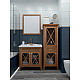 Купить Шкаф пенал Creto Vetra 55 L 15-16056NL Орех в магазине сантехники Santeh-Crystal.ru