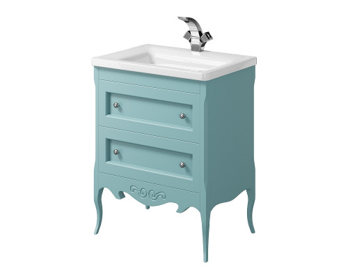 Заказать Тумба под раковину Creto Viva 66 13-1007B Blue в магазине сантехники Santeh-Crystal.ru