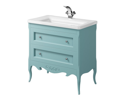 Заказать Тумба под раковину Creto Viva 85 13-1008B Blue в магазине сантехники Santeh-Crystal.ru