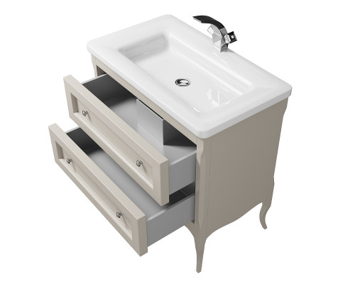 Заказать Тумба под раковину Creto Viva 85 13-1008O Olivine в магазине сантехники Santeh-Crystal.ru