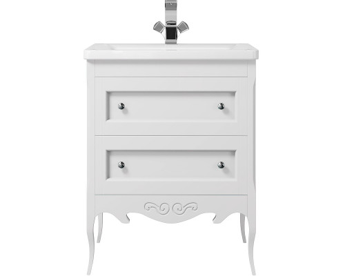 Купить Тумба под раковину Creto Viva 66 13-1007W White в магазине сантехники Santeh-Crystal.ru