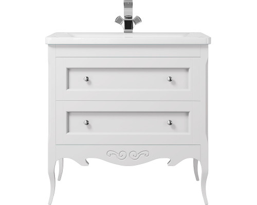 Купить Тумба под раковину Creto Viva 85 13-1008W White в магазине сантехники Santeh-Crystal.ru