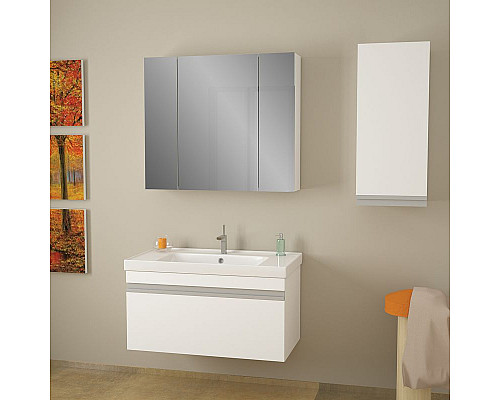 Купить Тумба под раковину Dreja Grace 60 99.0909 подвесная Белый глянец в магазине сантехники Santeh-Crystal.ru