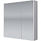 Купить Зеркальный шкаф Dreja Prime 70 99.9305 Белый в магазине сантехники Santeh-Crystal.ru